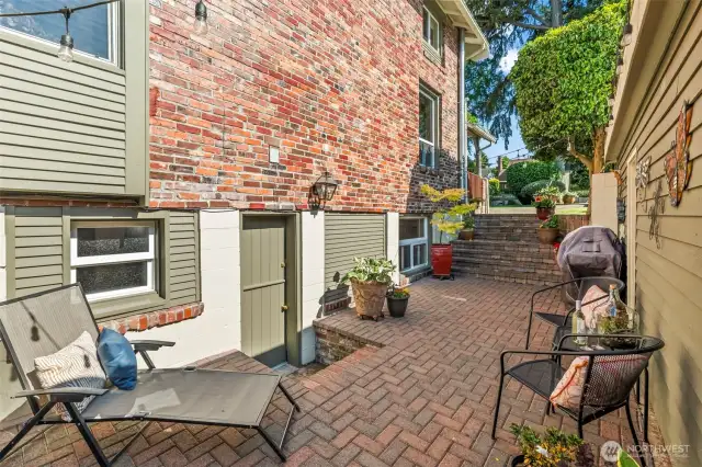 The Dutch Door to the left is the access to the basement suite.