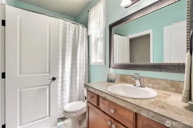 Jack and Jill full bathroom.