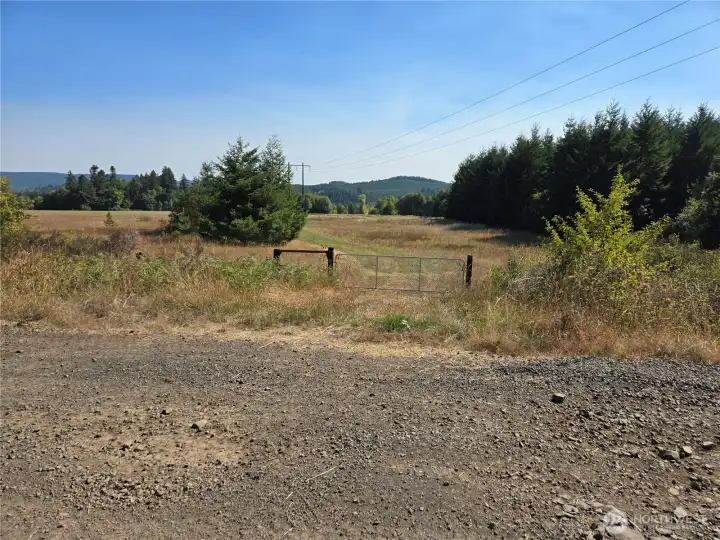 gate access to the property