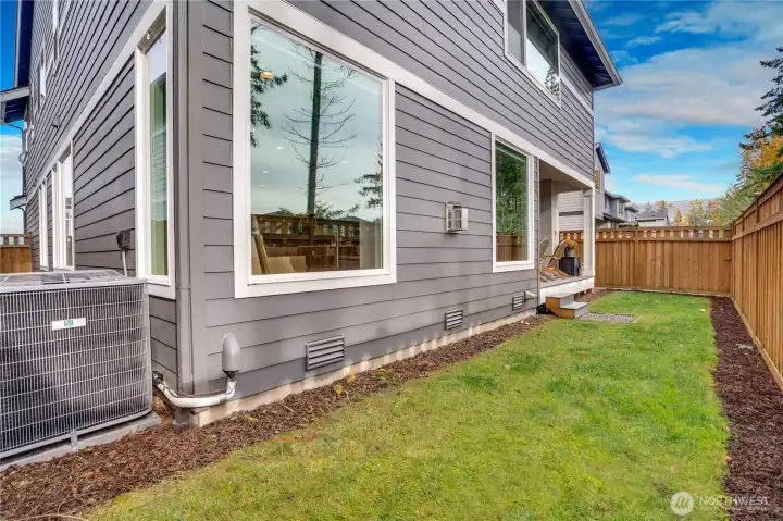 Enjoy the Heat Pump for efficient heating and cooling.