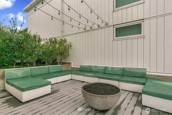 Outdoor seating area