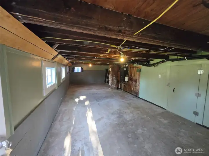 semi-finished basement