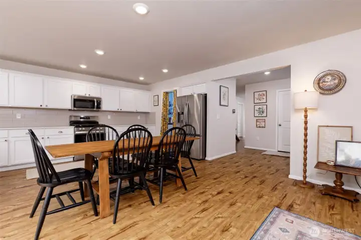 Huge open kitchen..