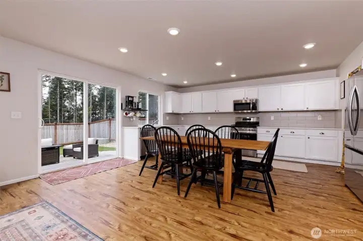 Open Kitchen with eating space..