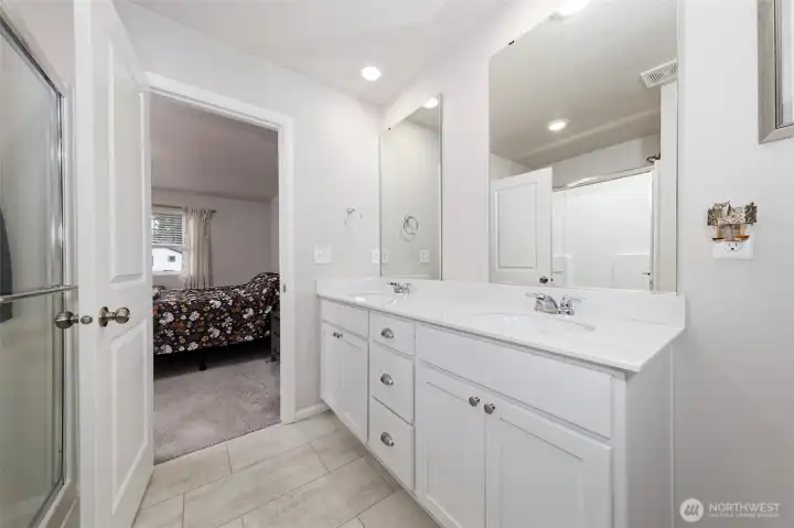 Primary bathroom..