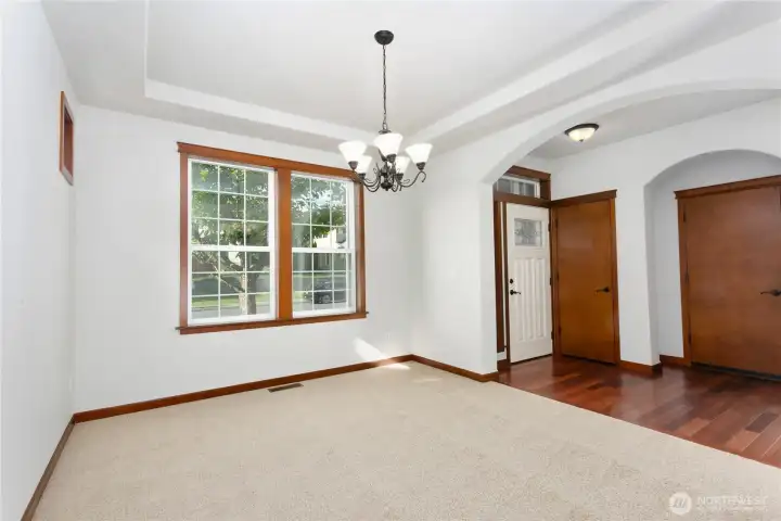 Dining room and entryway