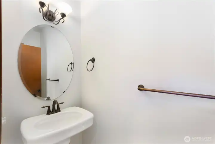 Downstairs half bath