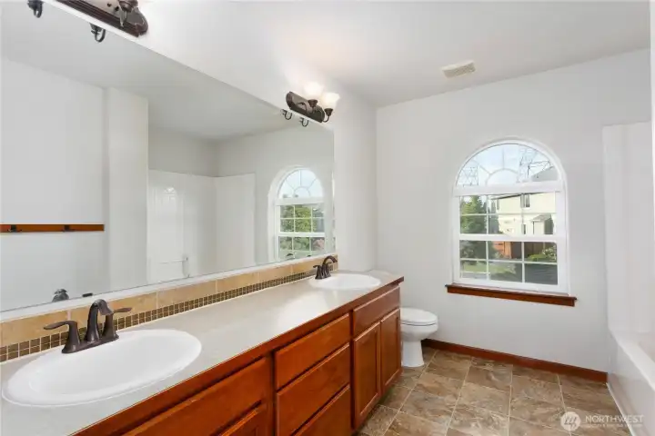 Second full bath upstairs