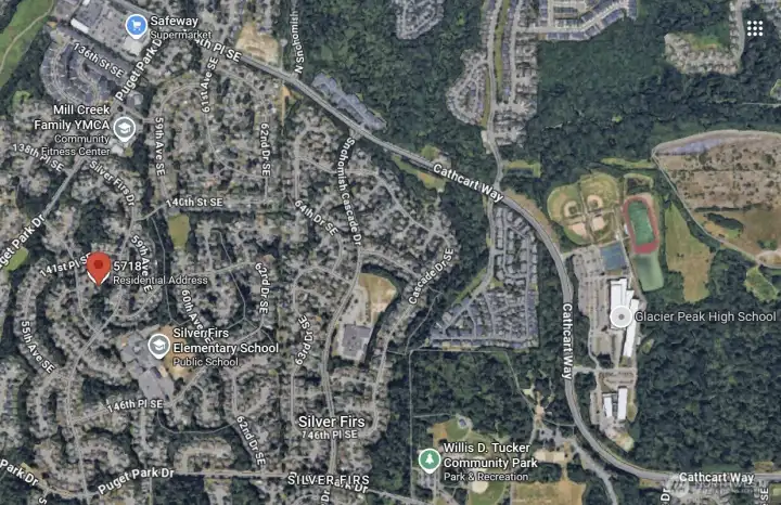 Google Maps - House and local attractions