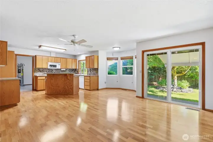 Family Room to Dining/Kitchen