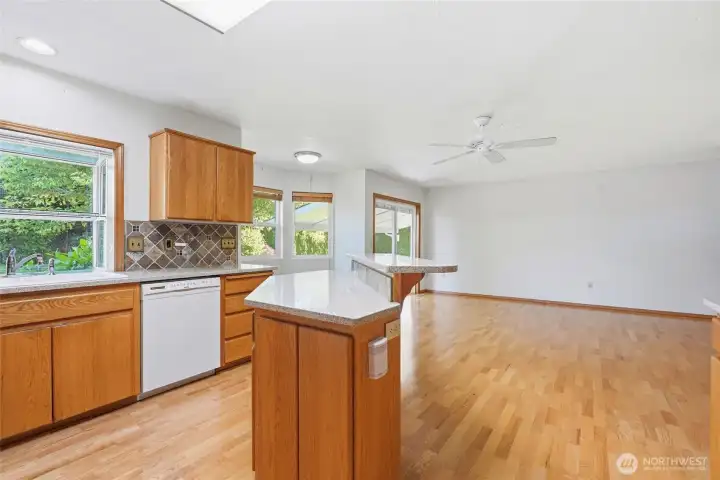 Kitchen to Dining/Family Room