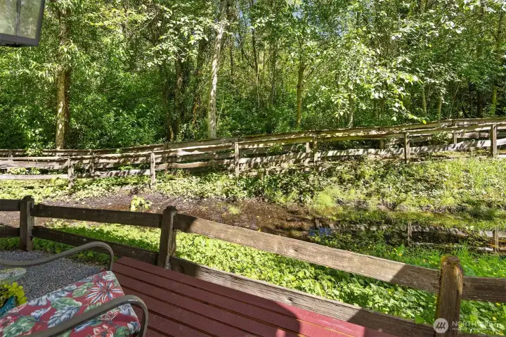 During the winter months, the pond is totally full. During the warmer months, it wanes, but it is still so pleasant to look at. During the winter months, the pond is totally full. During the warmer months, it wanes, but it is still so pleasant to look at.