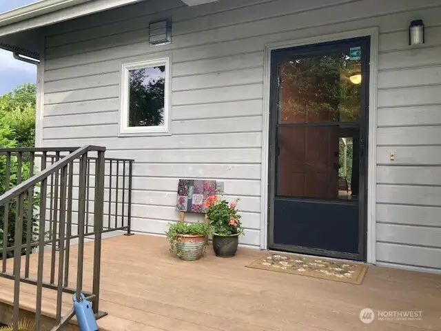 Large front porch to enjoy the birds and get to know your neighbors.
