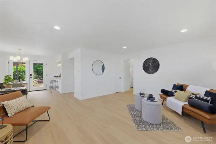 Light and bright living room welcomes you! Light and bright living room welcomes you!