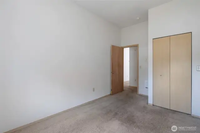 You’ll appreciate this generously sized bedroom with deep closet – and tons of natural light!