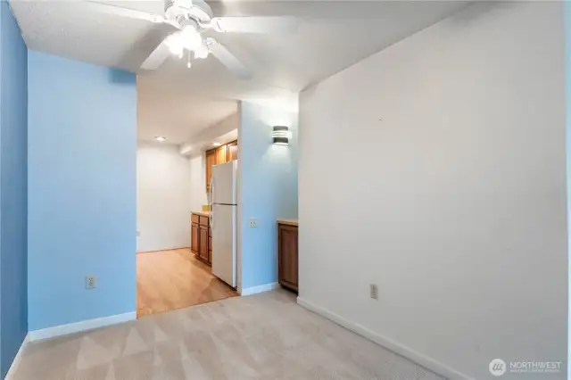 Dining area off kitchen