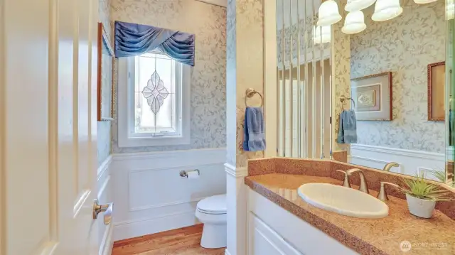 Main floor powder bath