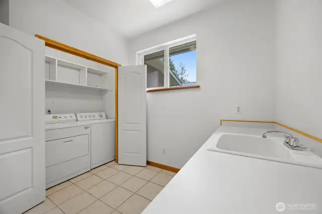main floor utility room