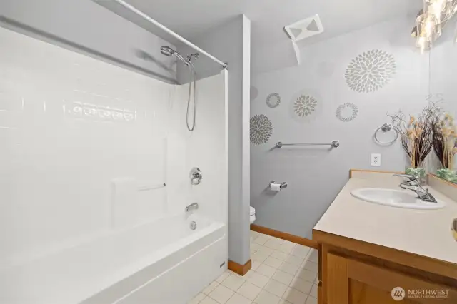 third full bath located lower level