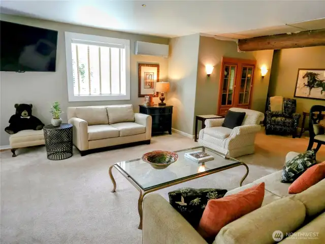 Spacious living room