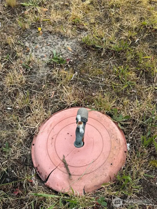 Extra water hookup.