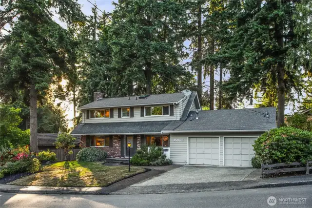 Tucked among the beautiful backdrop of PNW Evergreens.