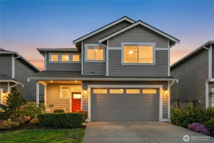 2 Car garage with additional 2 spots to park out front.