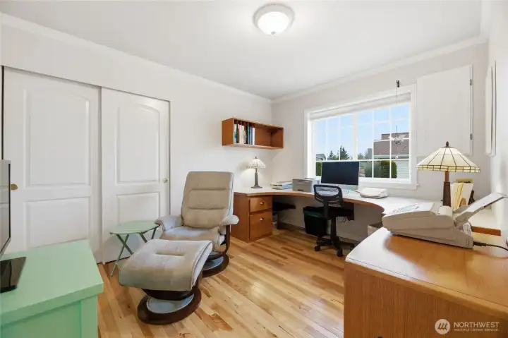 Bedroom #2 currently used as an office