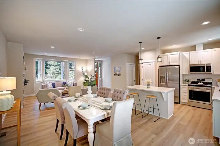 Staged Great Room / Kitchen