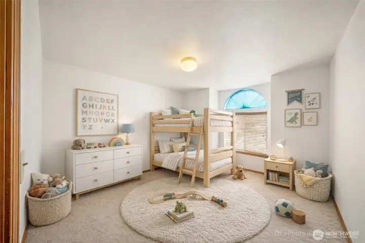 Bedroom #3 virtually staged.