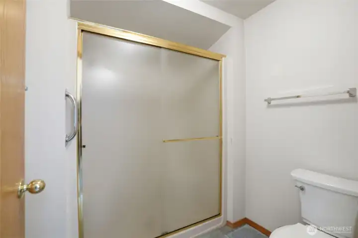 Primary bedroom ensuite with shower