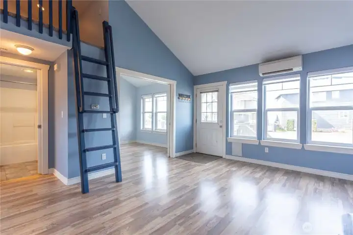 Stairs to bonus space