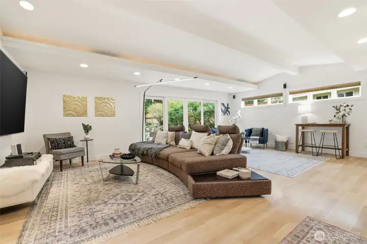 Open-concept living with ideal flow for entertaining