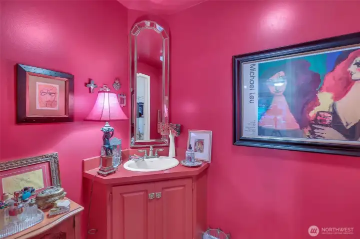 Formal half bath