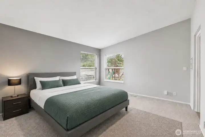 Primary Bedroom (virtually staged)