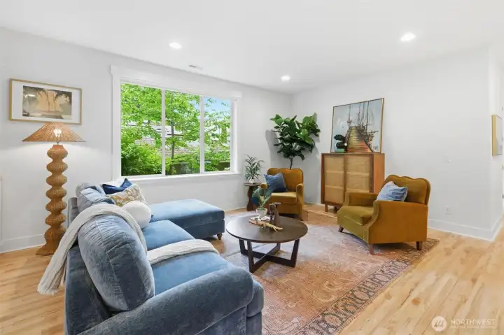 Plenty of space but also a cozy feel.
