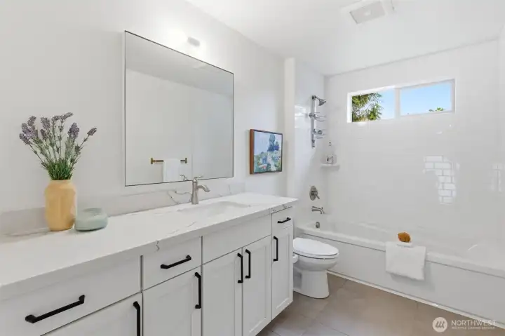 Full bath on main floor.