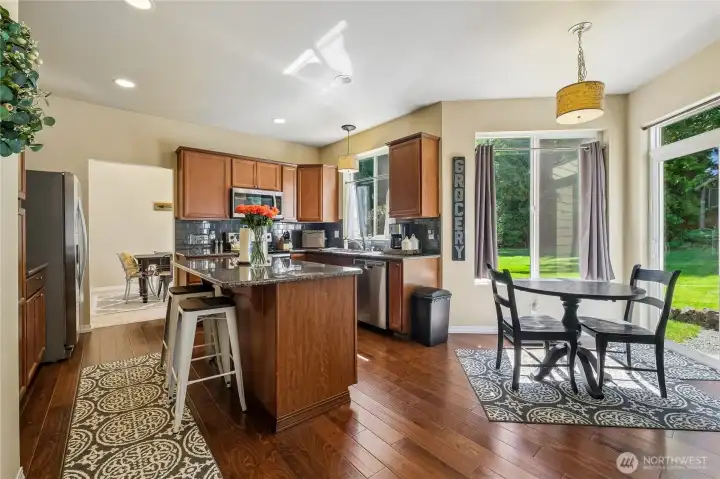Kitchen W/ Seating Area