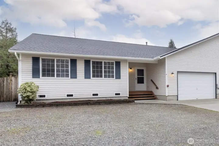 Townhome is one of 2 units. This unit sits furthest from the street with a spacious yard.