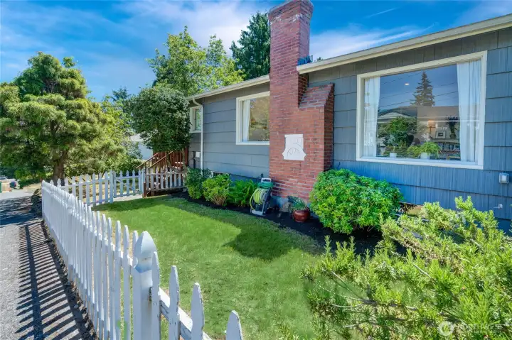 This is the north side of the home.