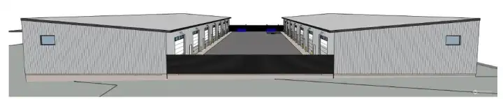 Conceptual Rendering for Storage Units