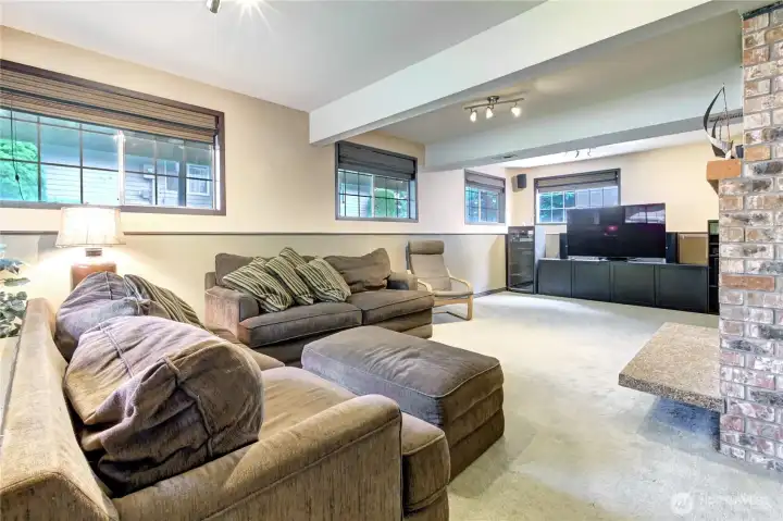 Spacious Fully Finished Basement