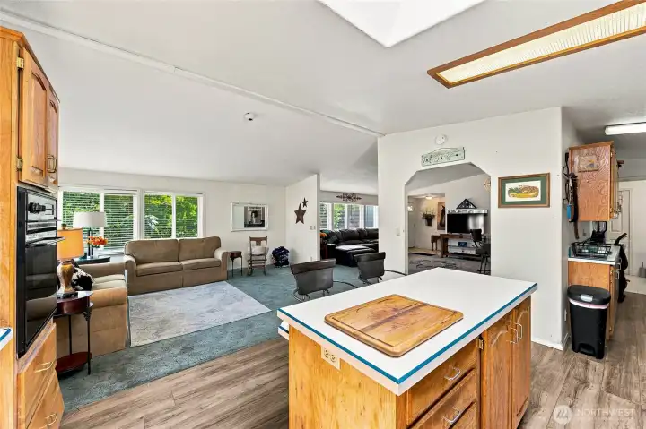 Living/Dining/Kitchen great room Living/Dining/Kitchen great room