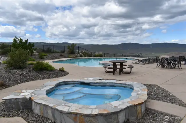 View from the hot tub