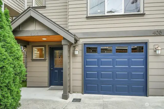 Easy alley access is just another thing on the long list of features making life simple in this turnkey home.