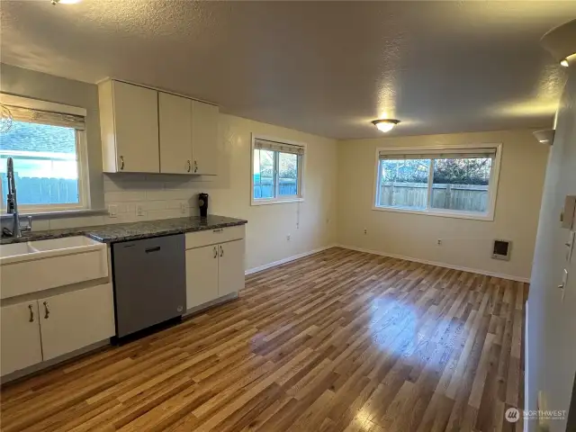 Eating area in kitchen