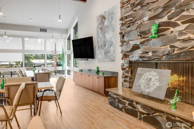 Open gathering area in community center