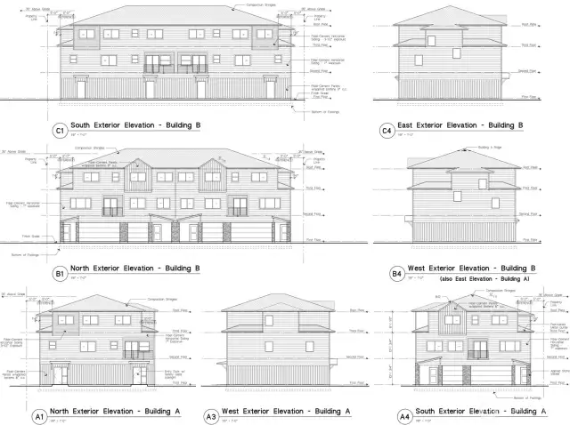 Building B elevation