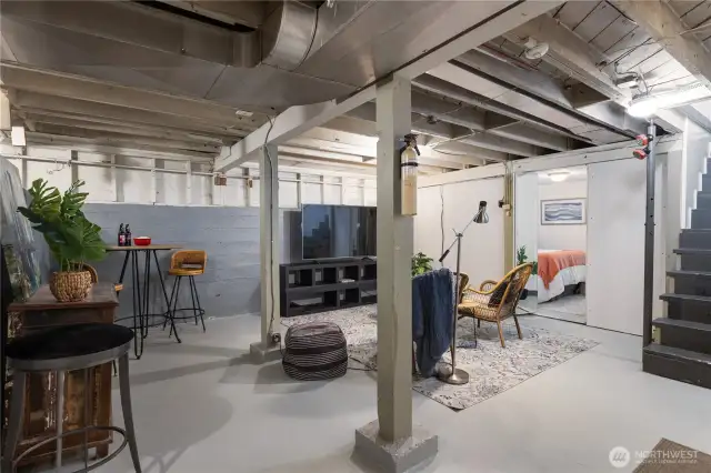Huge downstairs area ready to be designed for your needs
