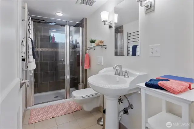 Updated 3/4 bathroom